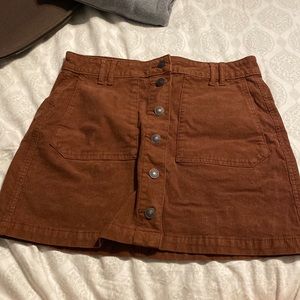 American Eagle Corduroy Mini Skirt size 6